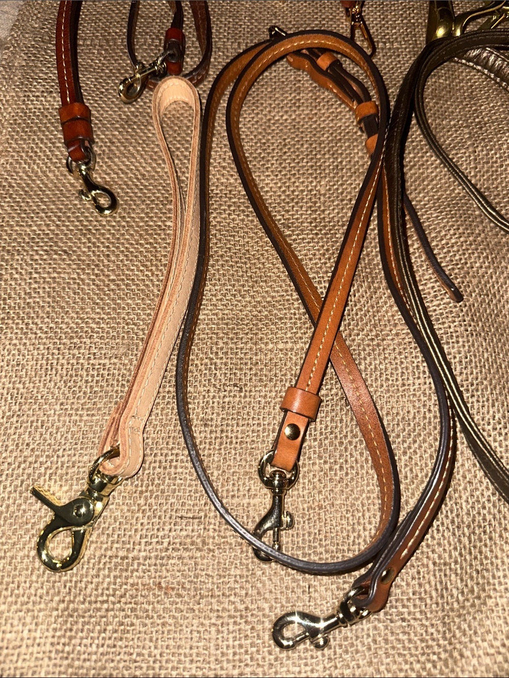 Lot of 11 Purse Straps Women Multi Color/Style Replacement Crossbody leather - Picture 4 of 13